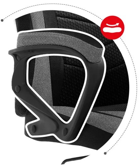 Herná stolička Force - 2.5 sivá mesh