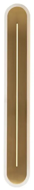 Searchlight 55911SB - stmievateľné LED nástenné svietidlo COUPER LED/25W/230V 3000K mosadz