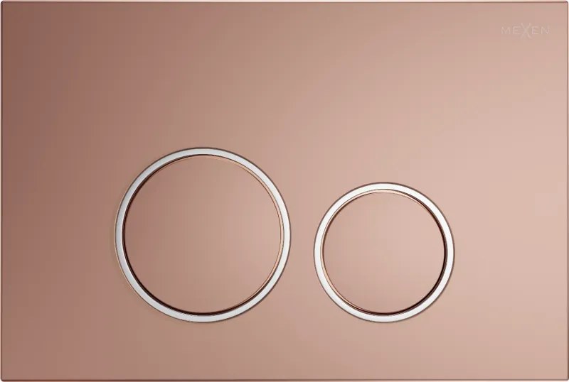 Mexen Fenix 05 splachovacie tlačidlo, zlatoružová - 600505