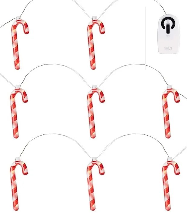 Svetelná reťaz počet žiaroviek 8 ks dĺžka 105 cm Elly – Sirius