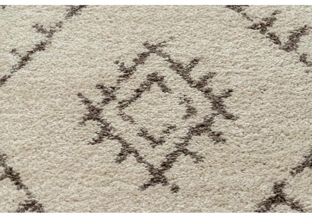 Kusový koberec Shaggy  Eza krémový 140x190cm