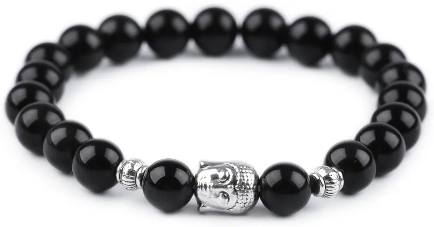 Dámsky náramok Buddha - Obsidián