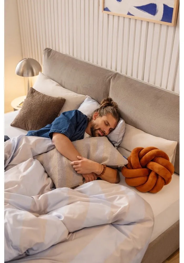 Čalúnená dvojlôžková posteľ taupe s úložným priestorom s roštom 160x200 cm Thessa Pillow – Bonami Selection