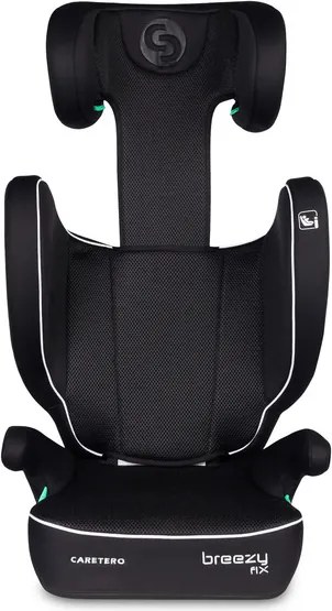 Autosedačka CARETERO BREEZY FIX BLACK (100-150cm)