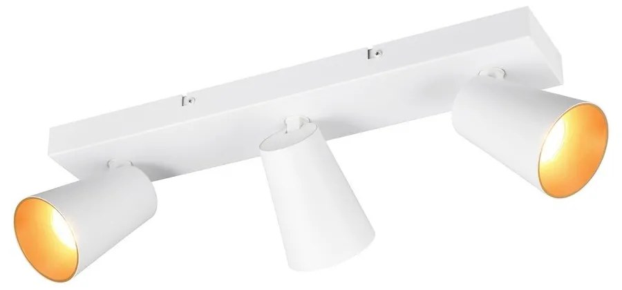 Biele bodové svietidlo ø 8 cm Sharp – Trio