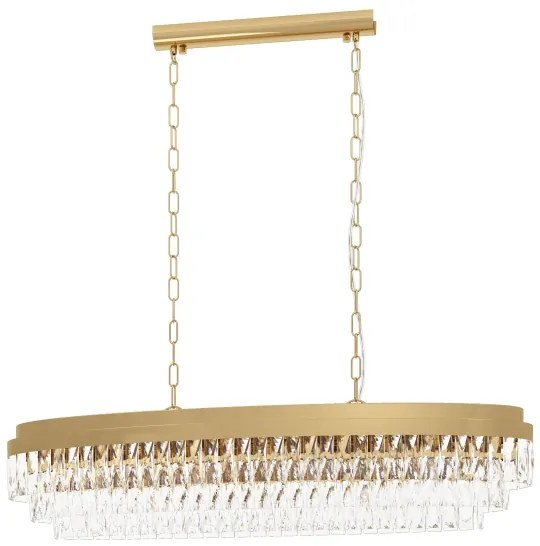 Eglo 39463 - Luster na reťazi VALPARAISO 13xE14/40W/230V zlatá