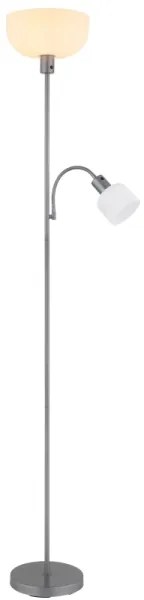 Globo 59947 - Stojacia lampa HINTON 1xE27/40W/230V + 1xE14/25W