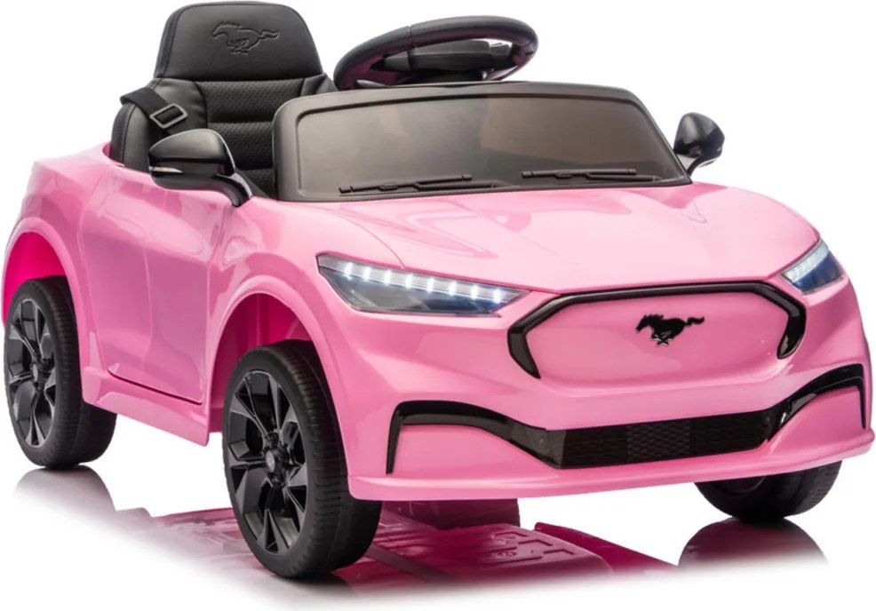 LEAN CARS Ford Mustang Mach-E Ružové auto na batérie