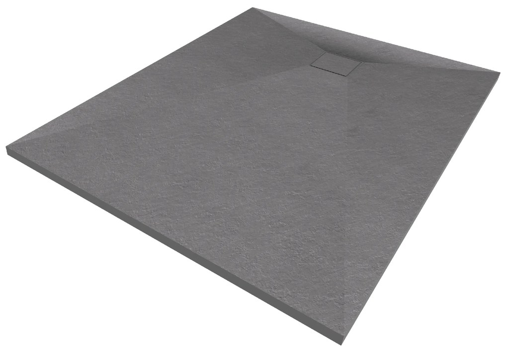 Erga Oldaf, SMC obdĺžniková sprchová vanička 120 x 90 cm, šedá matná, ERG-GMA-OL-90120G