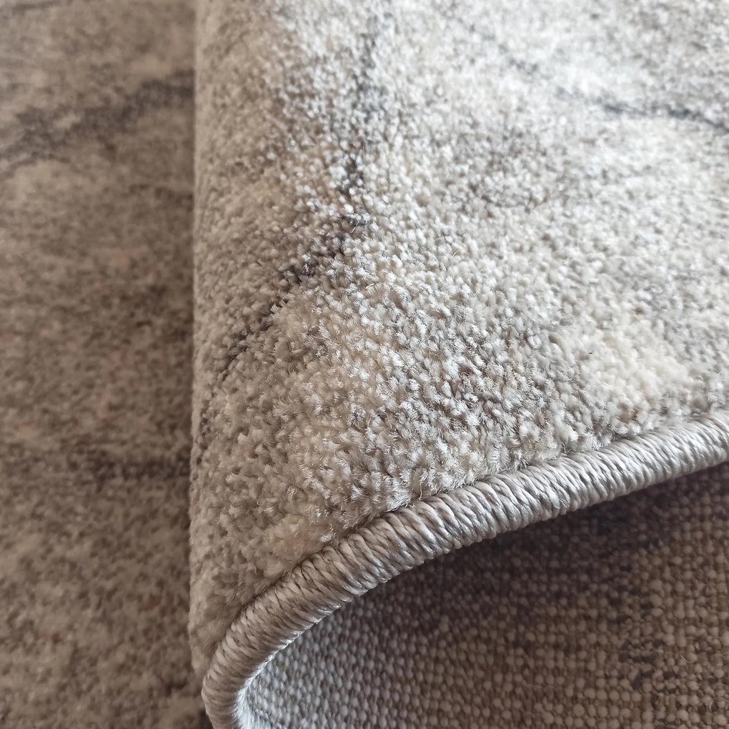 DY Sivý koberec s mramorovým vzorom Vista 08 Rozmer: 160x220 cm