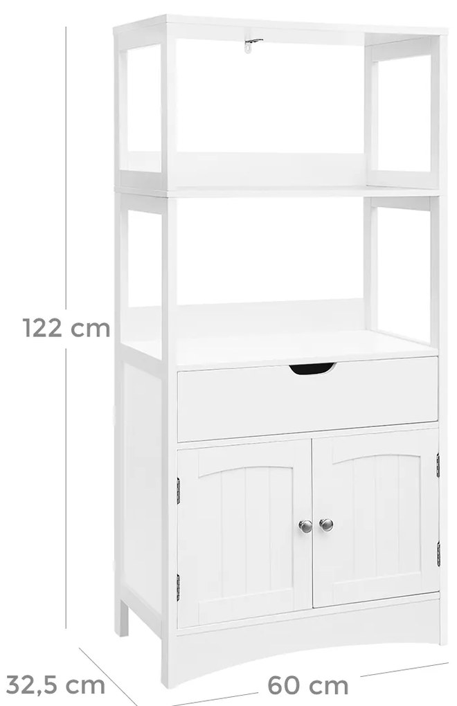 Úložná skrinka VASAGLE BBC64WT