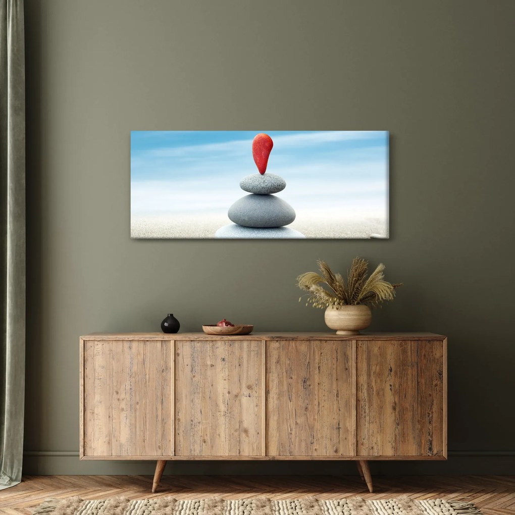 Obraz - Rovnováha s kameňmi (120x50 cm)