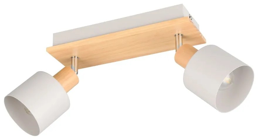 Bodové svietidlo v bielo-prírodnej farbe ø 9 cm Shanti – Trio