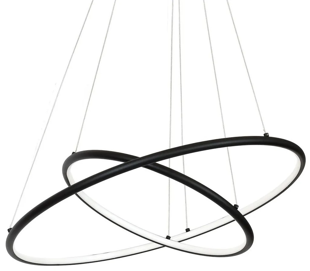 Závesné LED svietidlo Orion, 2x LED 53w, 3000k, b