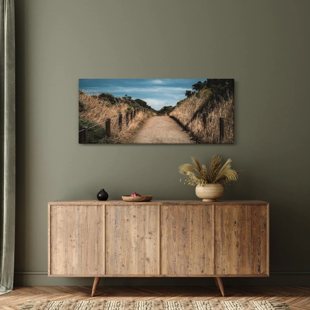 Obraz - Na chodníku (120x50 cm)