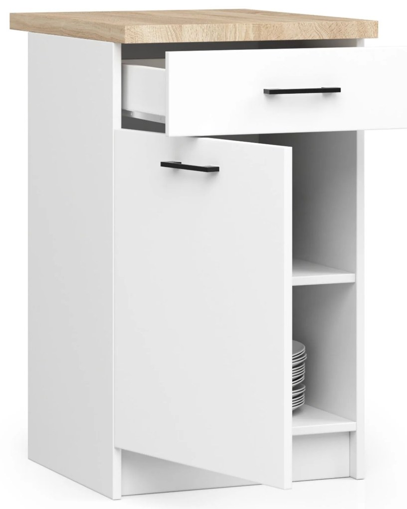 Dolná kuchynská skrinka Ozara SZ40 SZ1 (biela). Akcia -21%. Vlastná spoľahlivá doprava až k Vám domov. 1069127