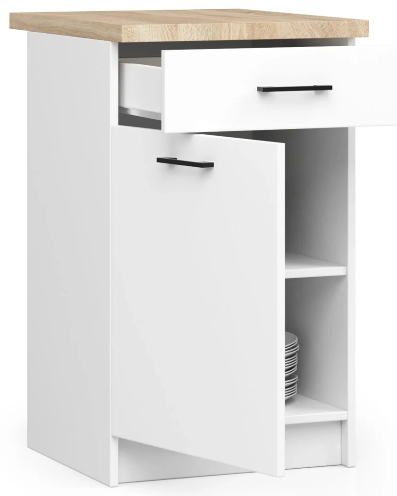 Dolná kuchynská skrinka Ozara SZ40 SZ1 (biela). Vlastná spoľahlivá doprava až k Vám domov. 1069127