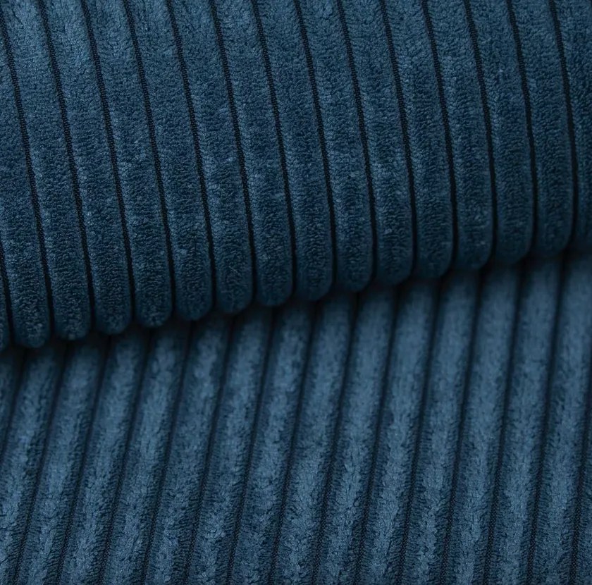 Rozkladacia sedacia súprava do U TAVERO 321x140 cm, tmavomodrá