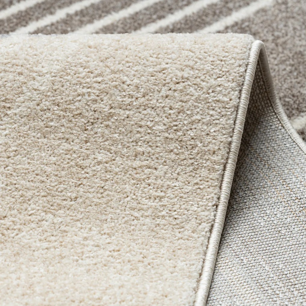 Dywany Łuszczów, Kusový koberec Fusion 0810 beige/brown, 140x190, viacfarebná, kancelária