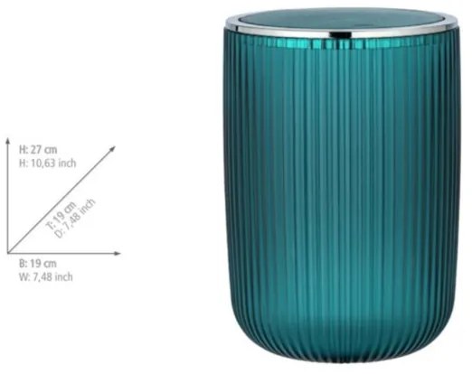 WENKO 24483100 - Kôš AGROPOLI 19x27 cm tyrkysový