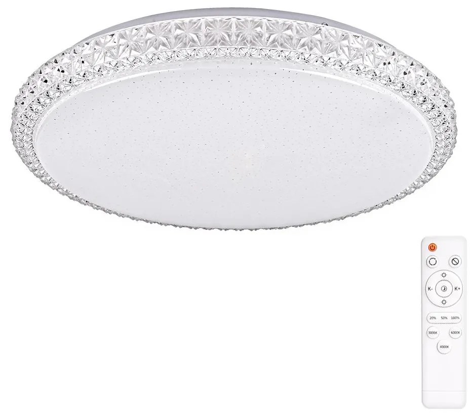 Polux LED Stmievateľné stropné svietidlo IRINA LED/48W/230V s diaľkovým ovládačom SA0891