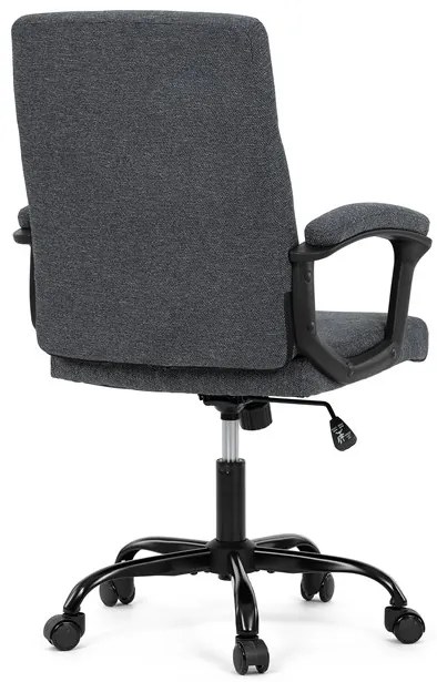 Autronic BONTEC Kancelárske kreslo, hojdací mechanizmus, čierna látka, KA-Y391 BK2 Farba: Šedá