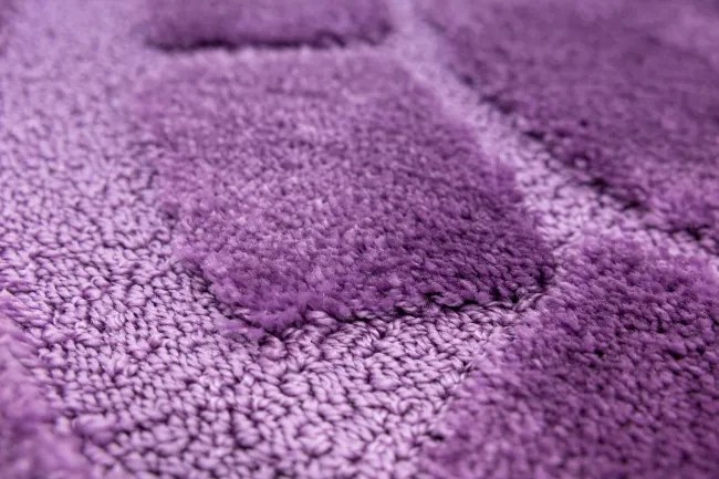 Kúpeľňový koberček Ocean fialový kruh