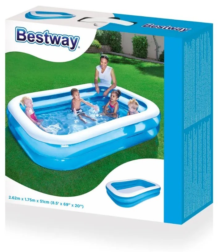 Bestway Nafukovací bazén 2,62m x 1,75m 54006