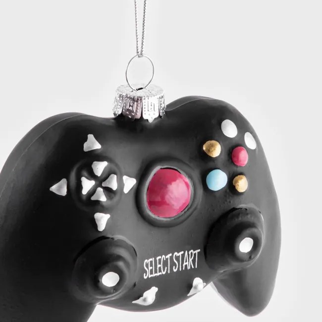 Vianočná ozdoba GLASSO herný ovládač 715037