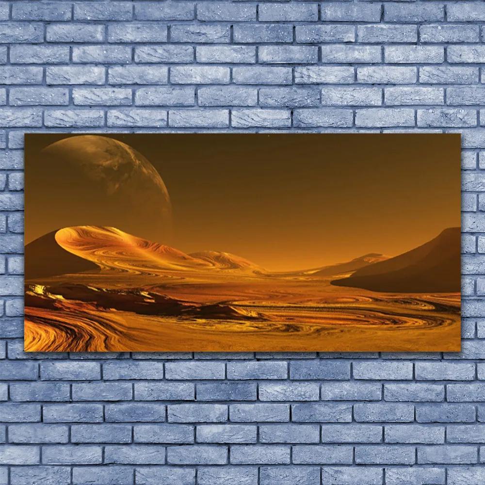 Obraz plexi Púšť vesmír príroda 120x60 cm