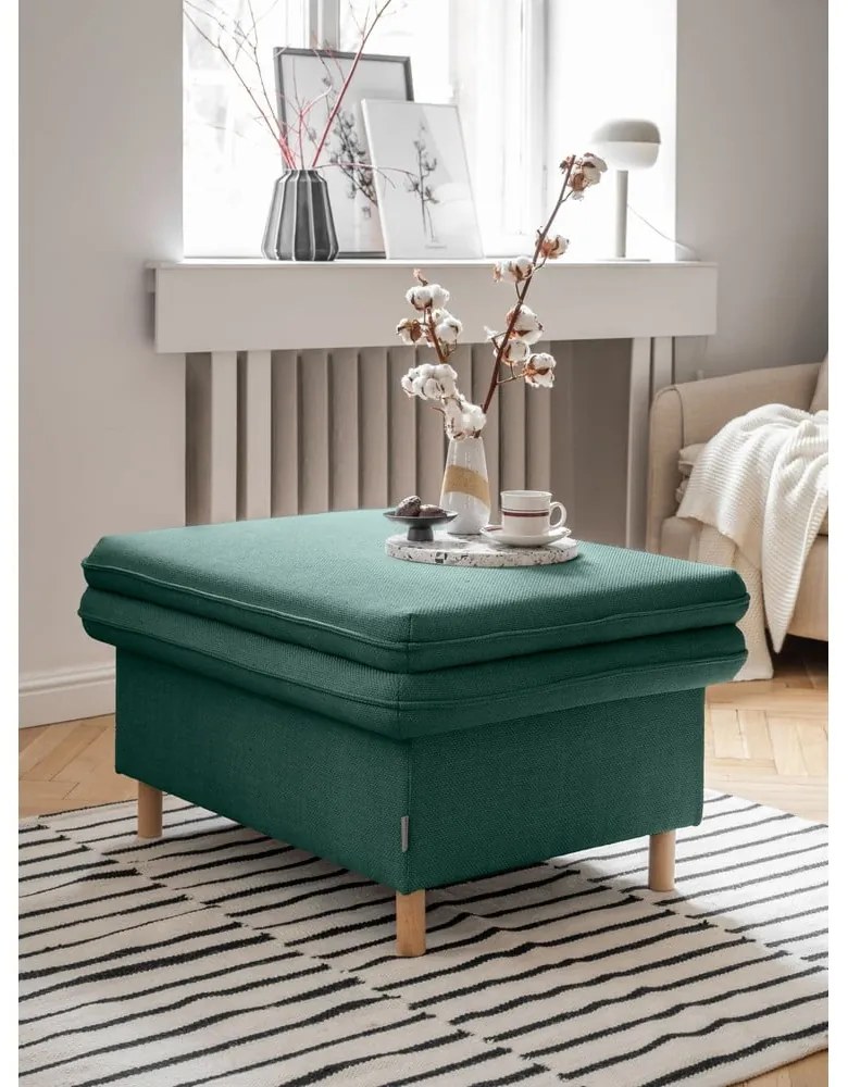 Tyrkysová podnožka Simon – Miuform