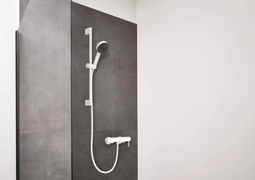 Hansgrohe Finoris, sprchová batéria, matná biela, HAN-76620700