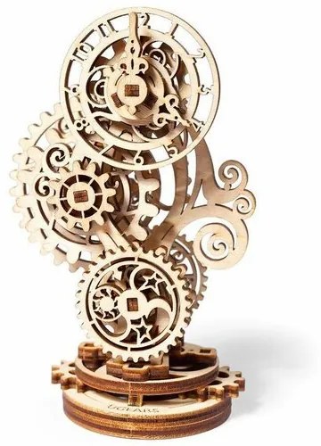 Ugears 3D drevené mechanické puzzle Steampunkové hodiny