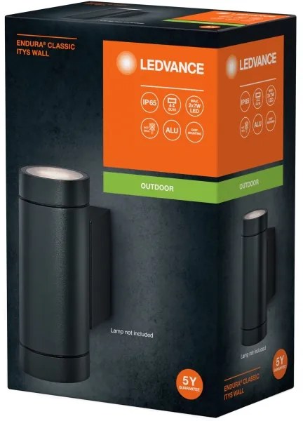 Ledvance - Vonkajšie nástenné svietidlo ITYS 2xGU10/35W/230V IP65
