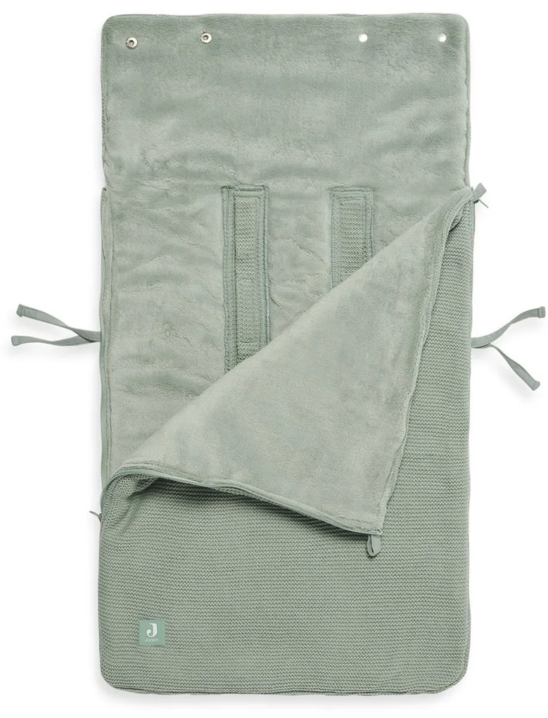 Fusak do autosedačky Basic Knit Ash Green