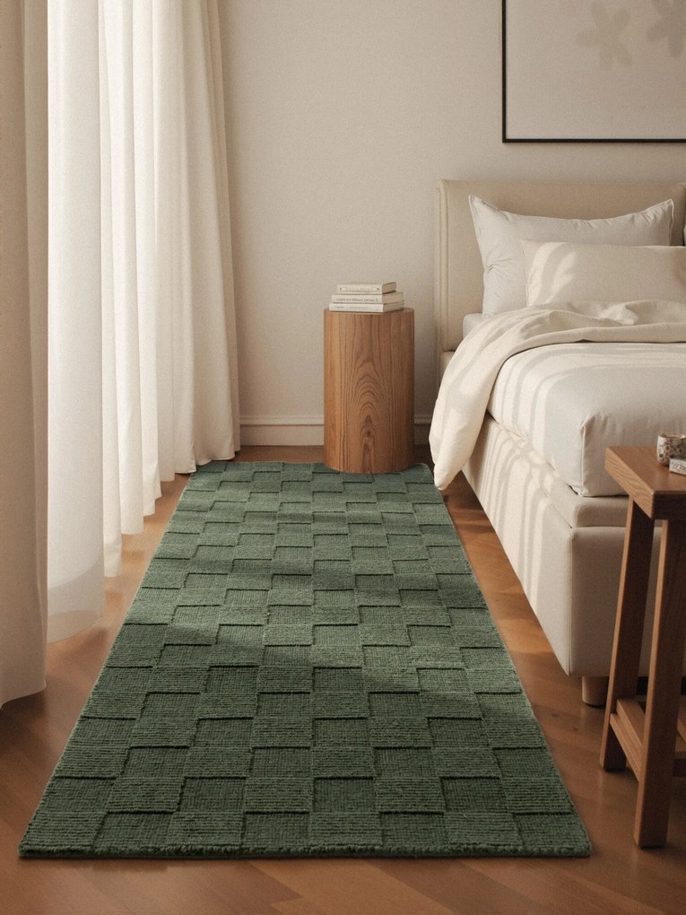 Villeroy & Boch Behúň Scala 106268 Green, 80x200, zelená, obývacia izba