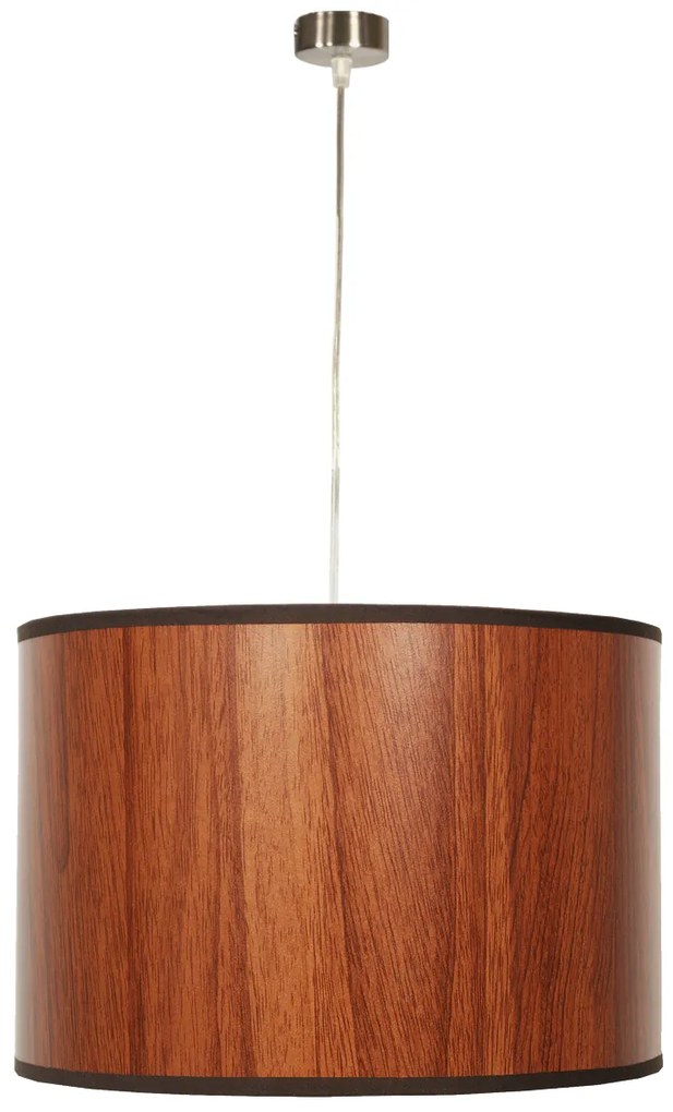 CLX Závesné osvetlenie imitujúce drevo VALLADOLID, 1xE27, 60W, dub