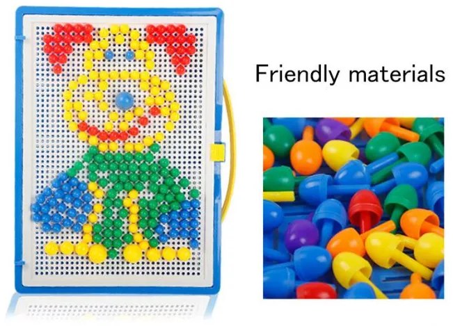 KIK Hubové kolíkové puzzle 296ks