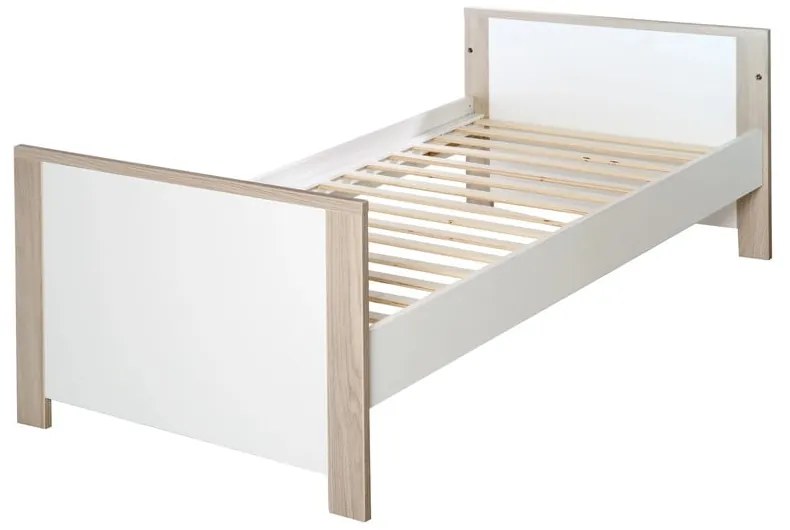 Postieľka v bielo-prírodnej farbe 70x140 cm Olaf – Roba