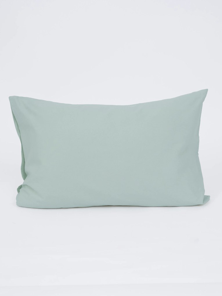Bavlnená obliečka na vankúš Renforcé 50 × 70 cm - Jasmine sivozelená
