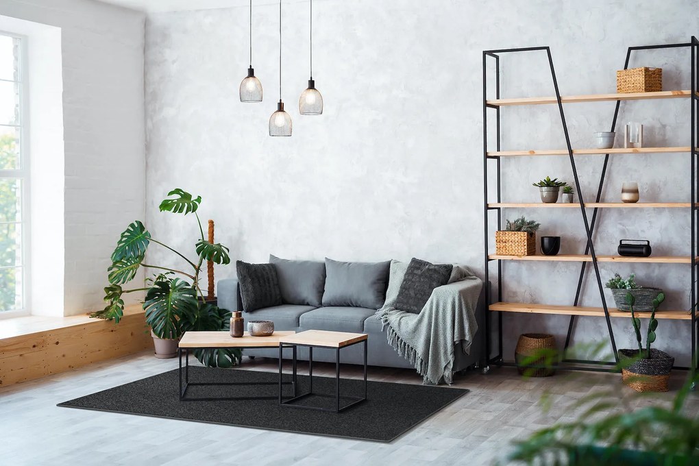 Vopi, Kusový koberec Astra šedá, 133x190, šedá, chodba / predsieň