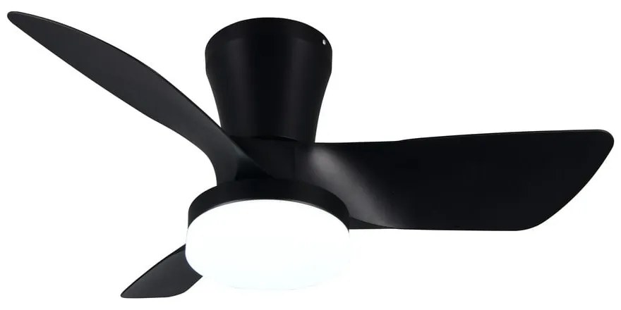 Čierne LED stropné svietidlo Randers – Reality