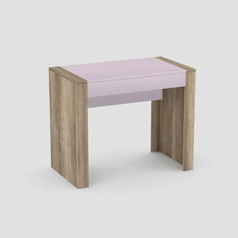 Drevona, PC stôl, REA JAMIE-R, dub canyon