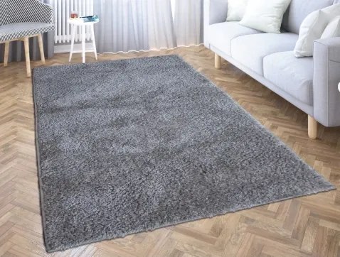 Koberec Flash Shaggy 80x150 cm, šedý%