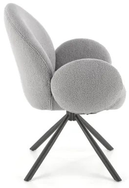 Jedálenská stolička KIVA 1 ks sivá