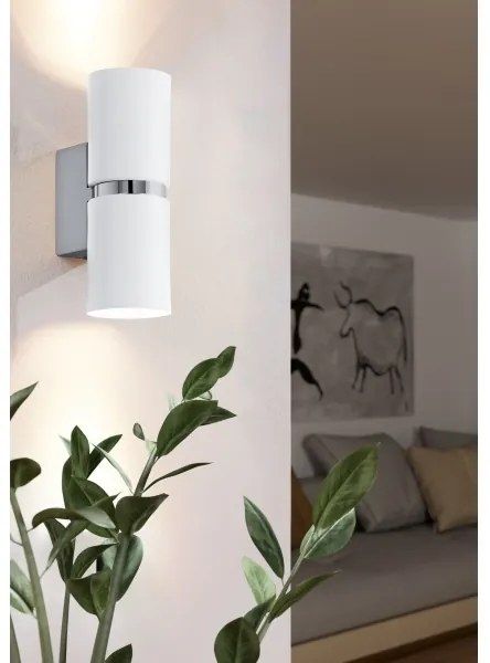Eglo 95368 - LED Nástenné svietidlo PASSA 2xGU10-LED/4W/230V