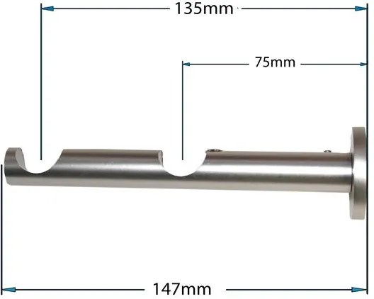 Garniže 19x19mm - dvojradové - ODEON - satin