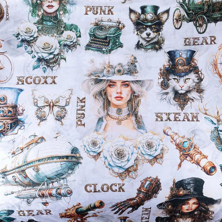 Posteľné obliečky Dual Feel STEAMPUNK