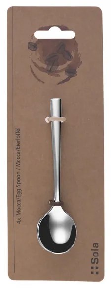 Sola - Mokka lyžičky set 4 ks - Alpha Basic (129356)