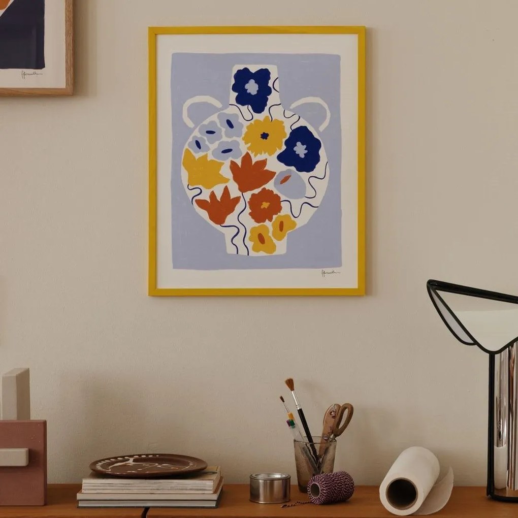 THE POSTER CLUB Autorský plagát Flower Pot by Frankie Penwill 40 x 50 cm